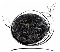 إعادة تجهيز الشاي الصيني الاسود العضوية ويى يانشا الشاي مع المواد بالارض